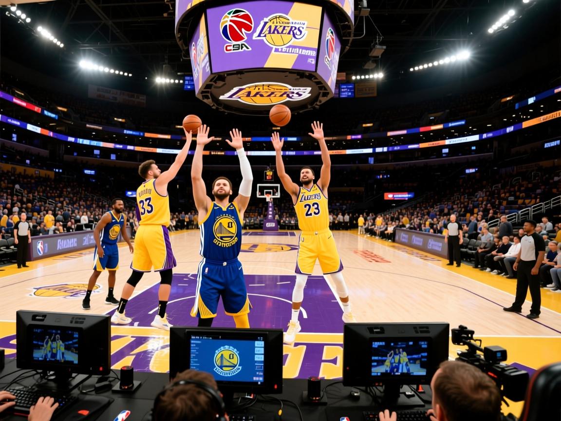 勇士队逆袭湖人队，库里神奇状态引爆全场