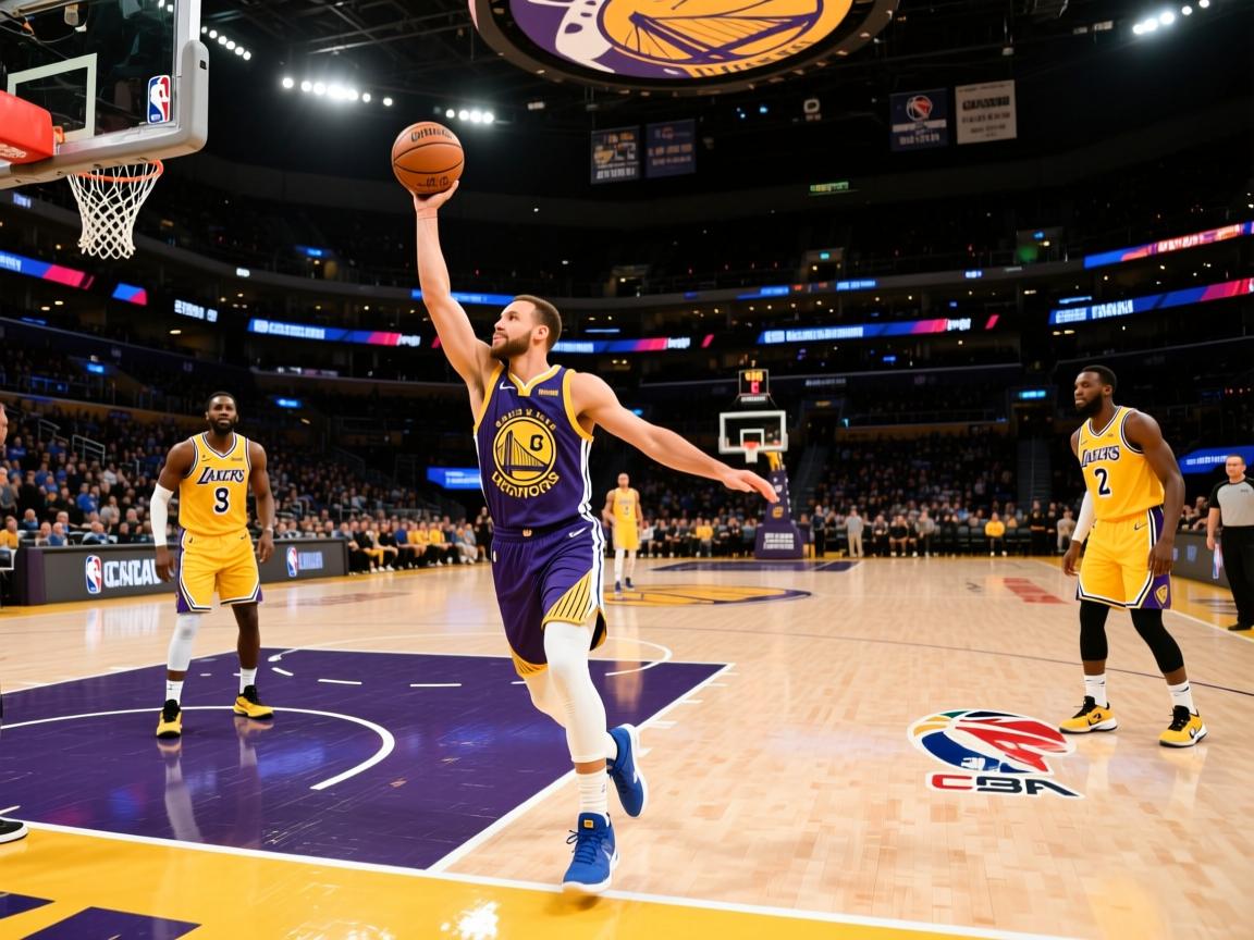 勇士队逆袭湖人队,库里神奇状态引爆全场 第3张