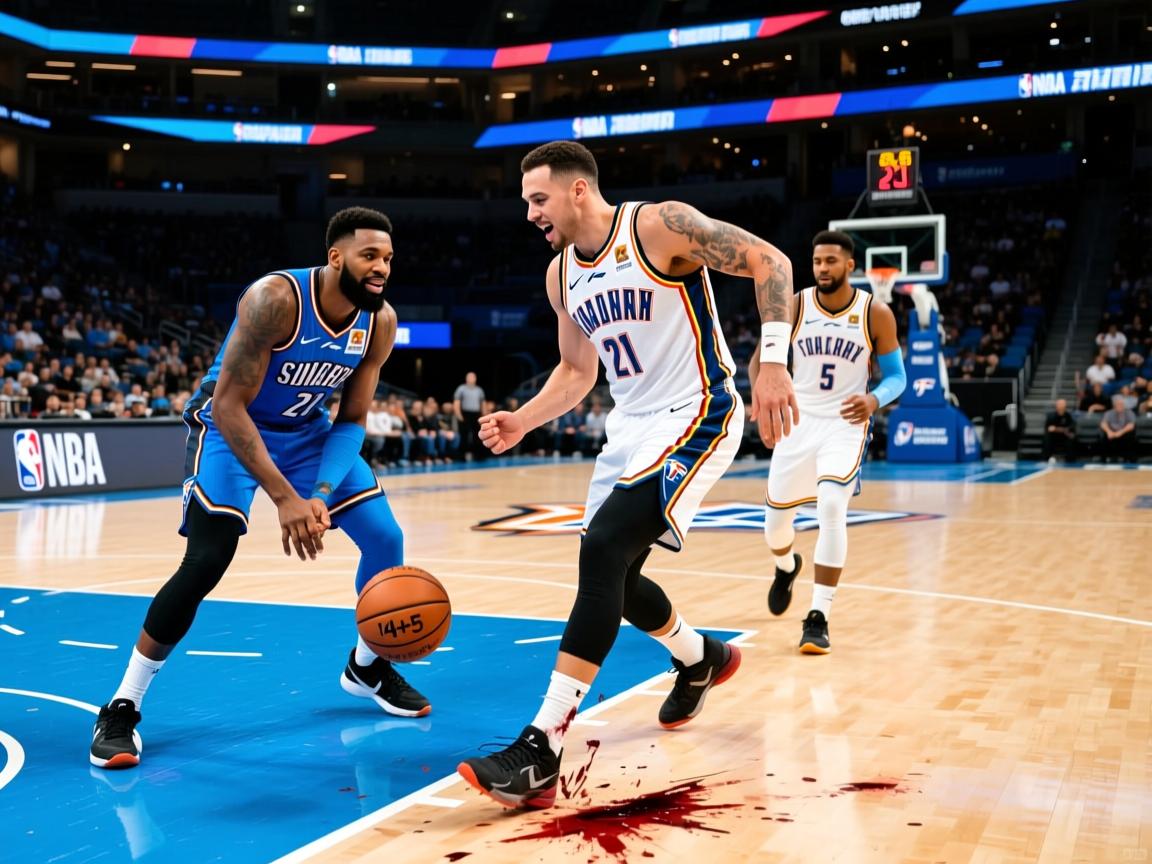 哈利带伤砍14+5拖入抢七!亚历山大21+5,雷霆俩人打一队 第3张