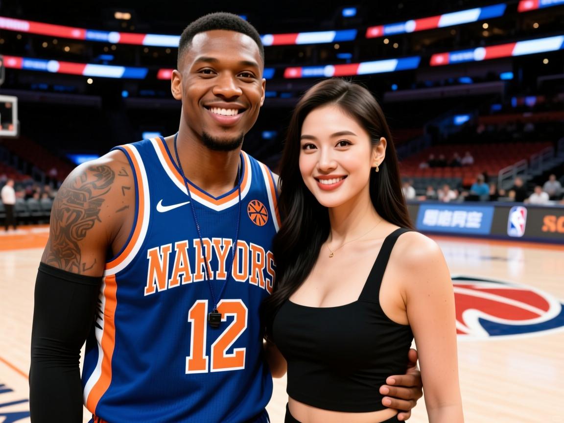 托平和娇妻近照，尼克斯弃将，拿大合同总决赛爆发，妻子很美